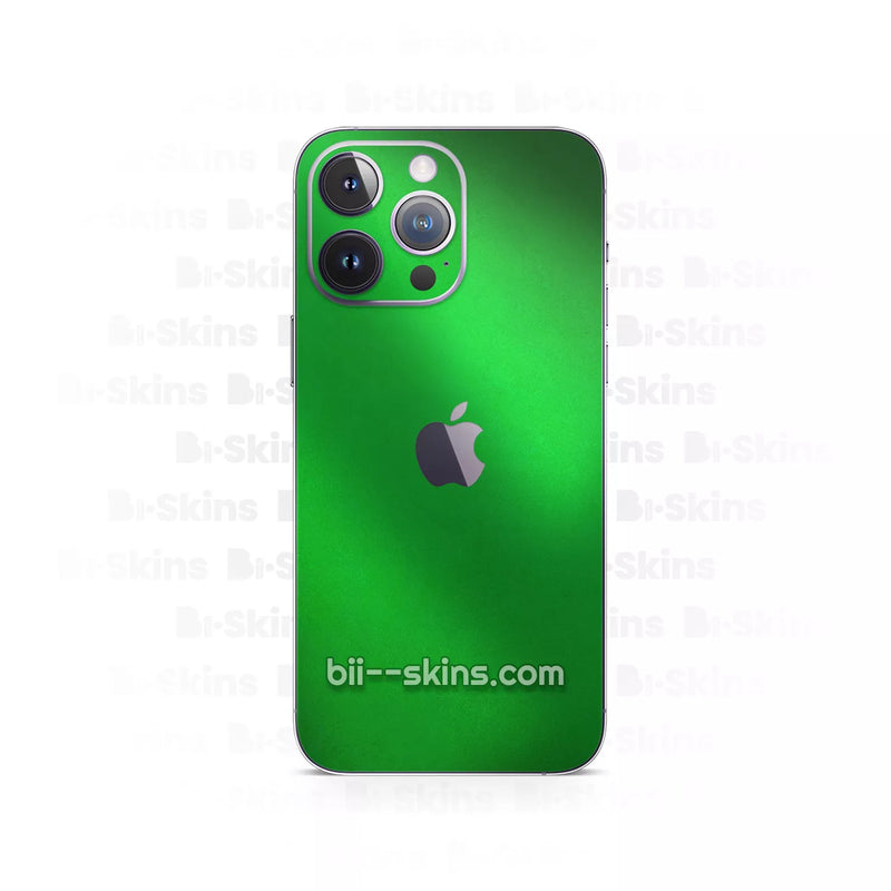 Skin Posterior Metal Green para iPhone