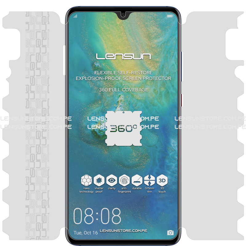 Lensun 360 Auto-regenerable Nano Protector Para Pantalla Completa Para Mate 20