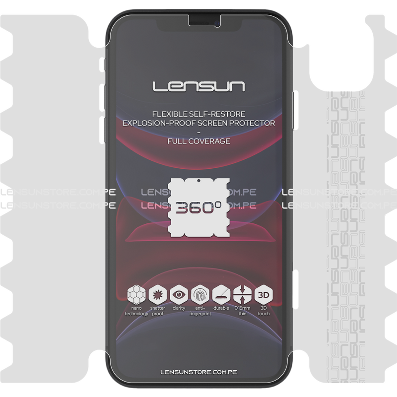 Lensun 360 Selfrestore Shield Protector de Pantalla Completa IPhone 11