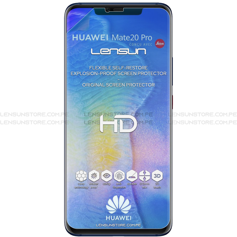 Protector Pantalla Lensun - Huawei Mate 20 Pro - HD Brillante