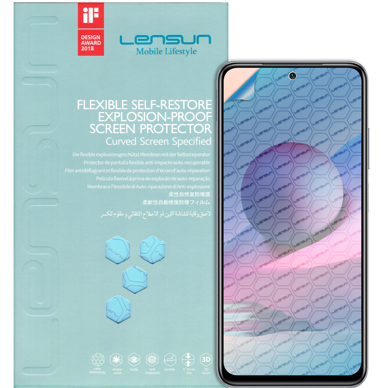 Lensun Original Nano Protector de Pantalla Anti Shock Redmi Note 10S