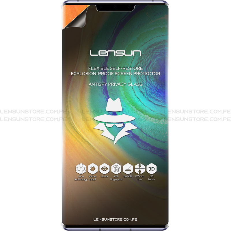 Lensun Protector de Pantalla Matte Anti Spy Shield Huawei Mate 30 Pro