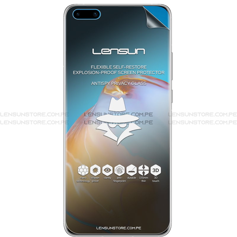 Lensun Protector de Pantalla Matte Anti Spy Shield Huawei P40 Pro