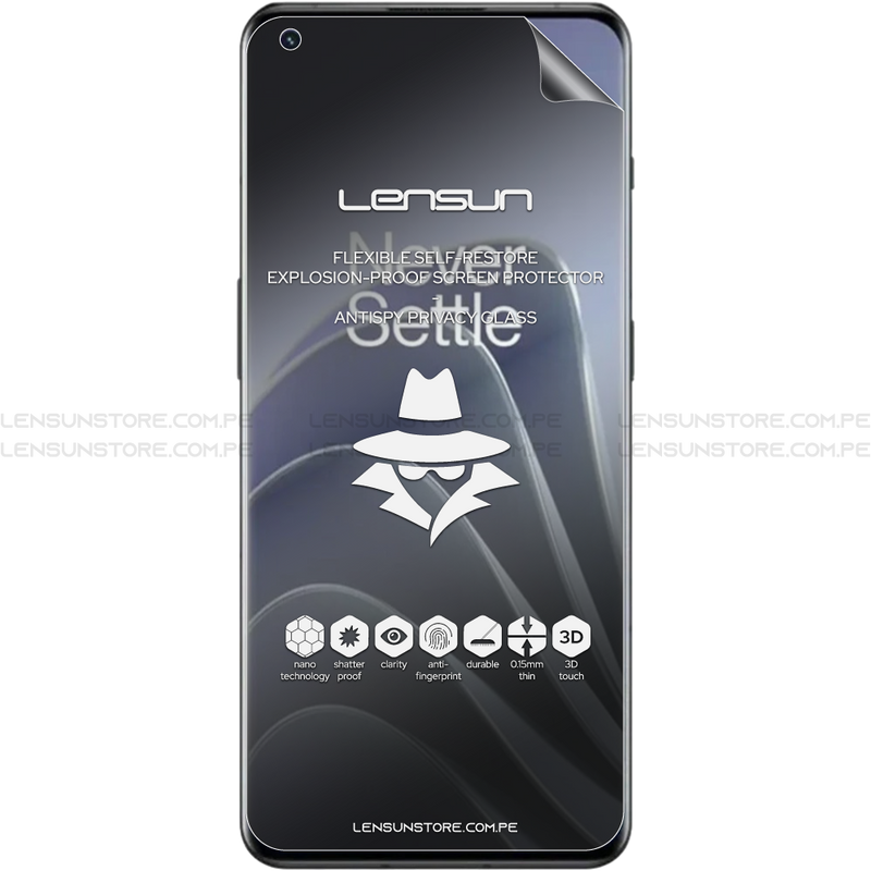 Lensun Protector de Pantalla Matte Anti Spy Shield OnePlus 10 Pro