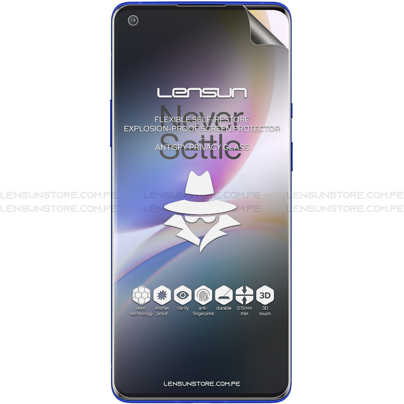 Lensun Protector de Pantalla Matte Anti Spy Shield  OnePlus 8 Pro