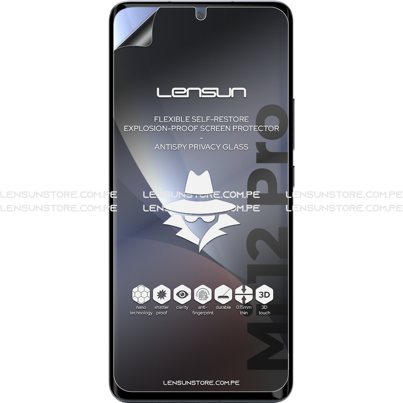 Lensun Protector de Pantalla Matte Anti Spy Shield Xiaomi Mi 12 Pro