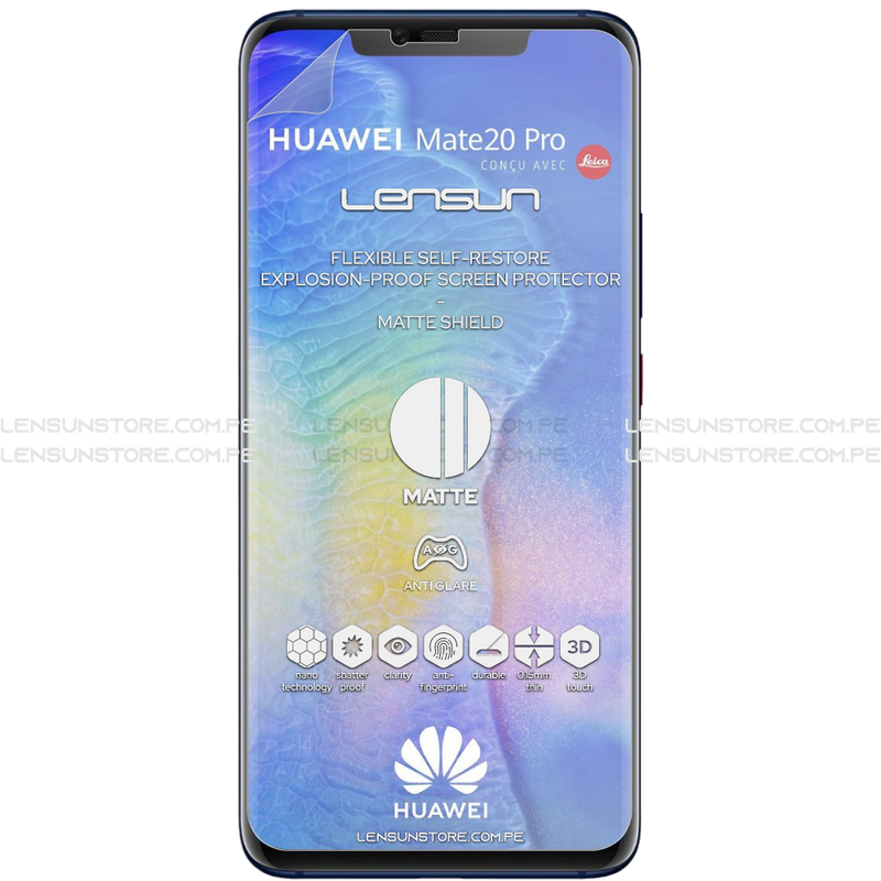 Lensun Protector de Pantalla Matte Shield Huawei Mate 20 Pro