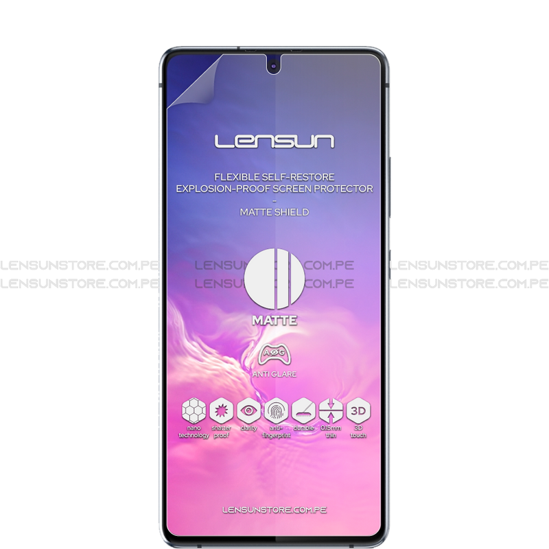 Lensun Protector de Pantalla Matte Shield Samsung Galaxy S10 Lite