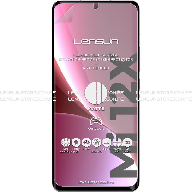 Lensun Protector de Pantalla Matte Shield Xiaomi Mi 12X