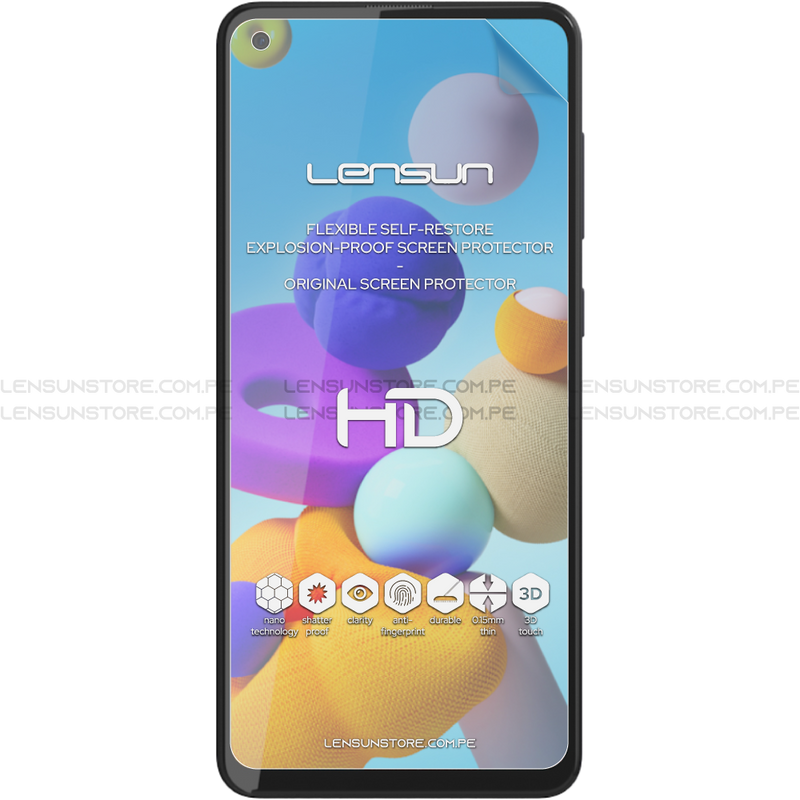 Protector Pantalla Lensun - Samsung Galaxy A21s - HD Brillante