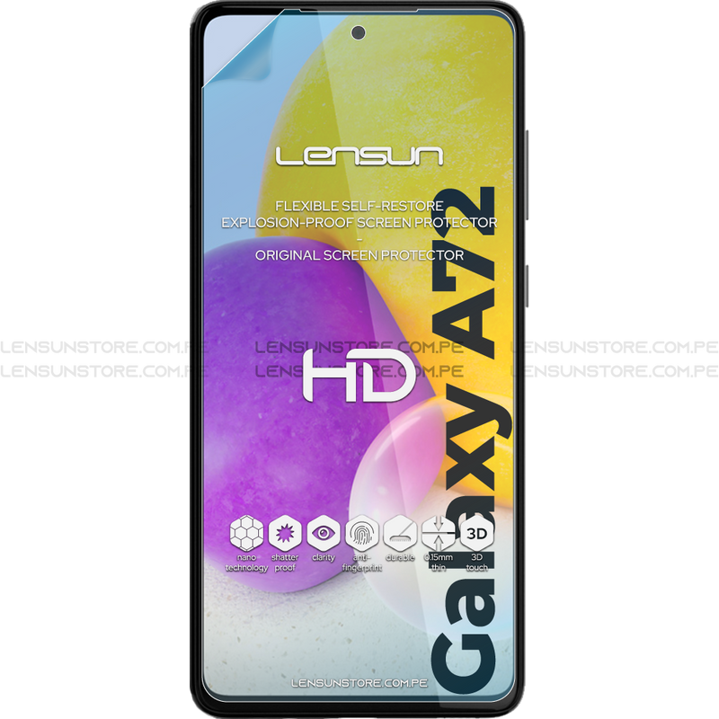 Protector Pantalla Lensun - Samsung Galaxy A72 - HD Brillante