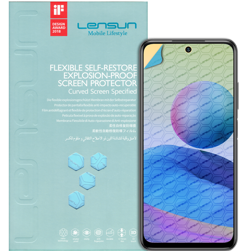 Lensun Original Nano Protector de Pantalla Anti Shock Redmi Note 10